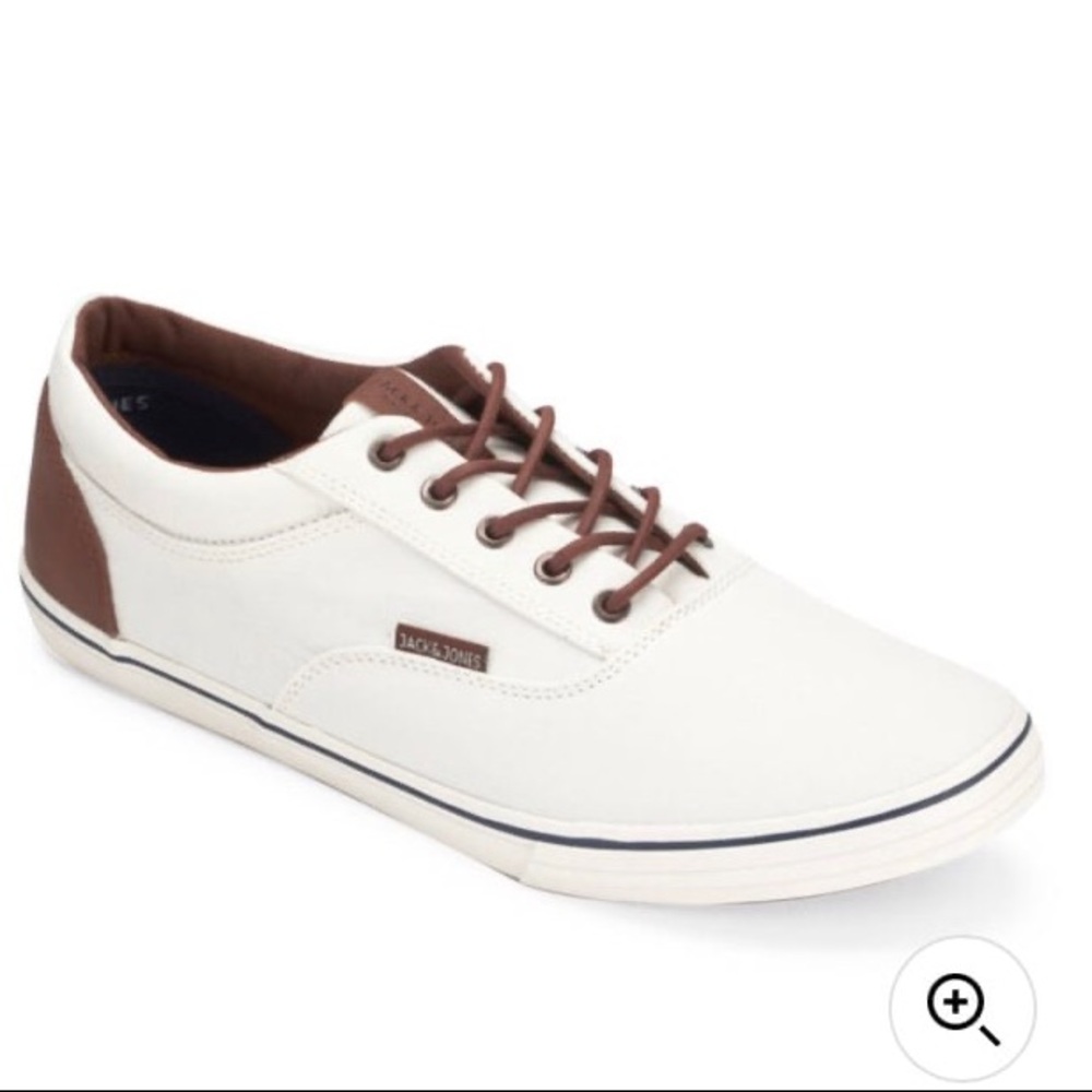 Jack & Jones Men's Vision Mix Canvas Contrast Heel Pumps | 10